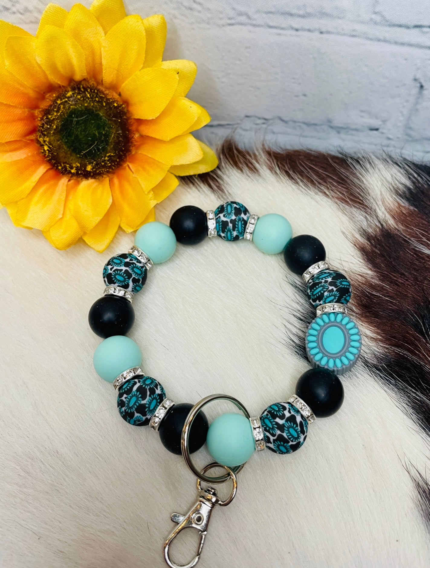 Concho Keychain Bracelet