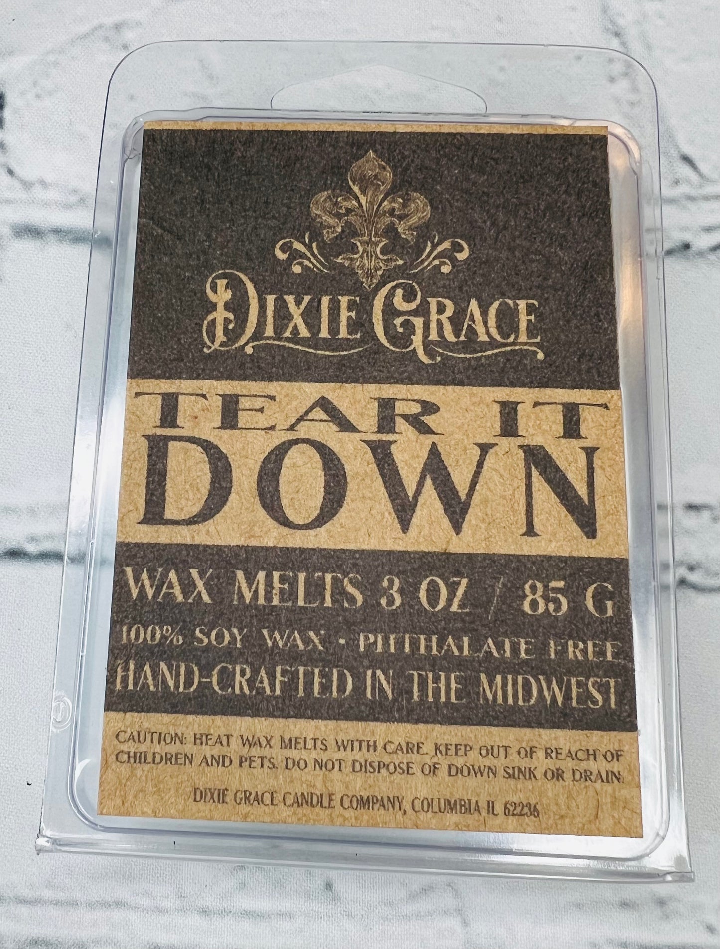 Tear It Down Wax Melt