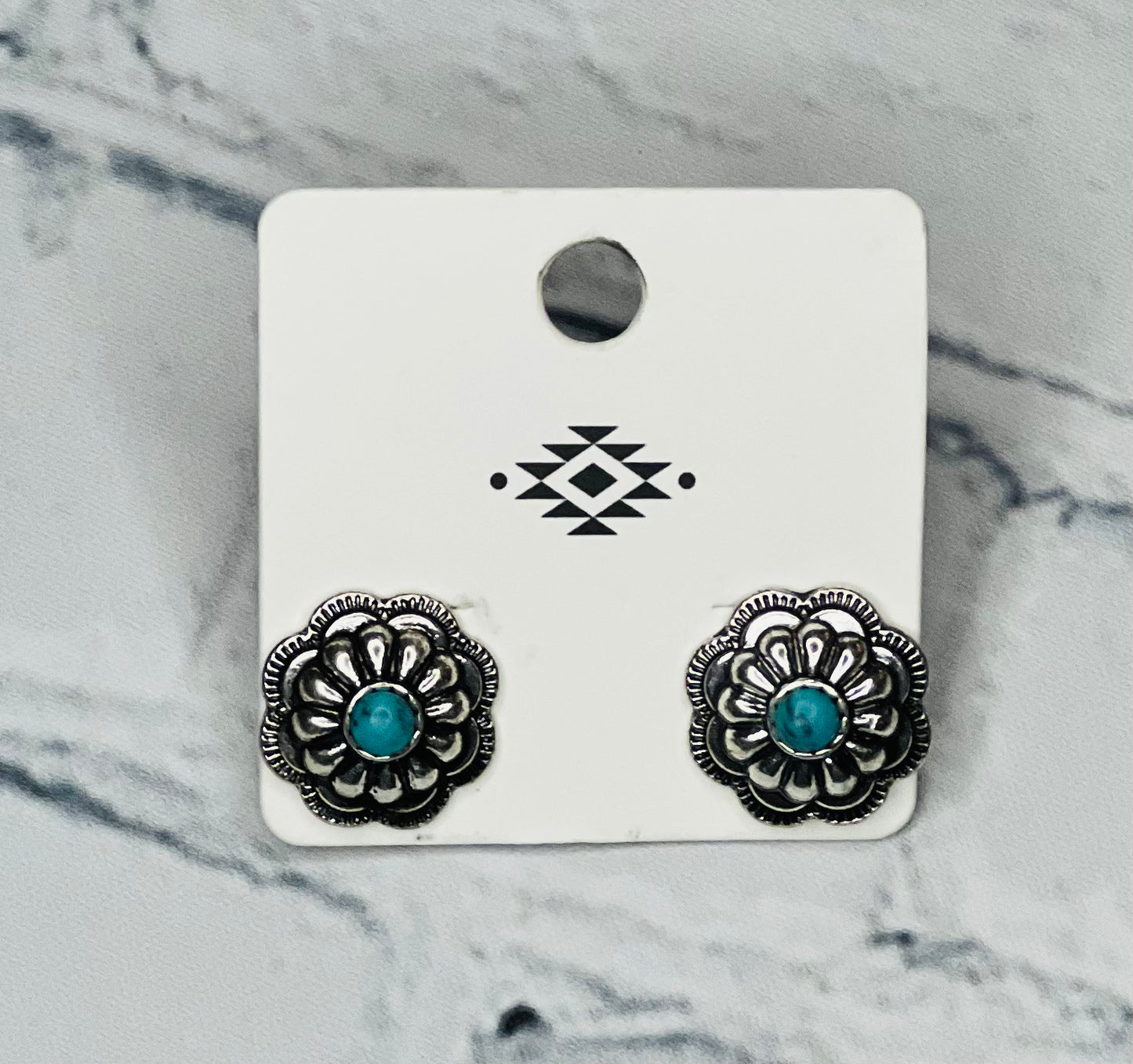 Flower Concho Stud
