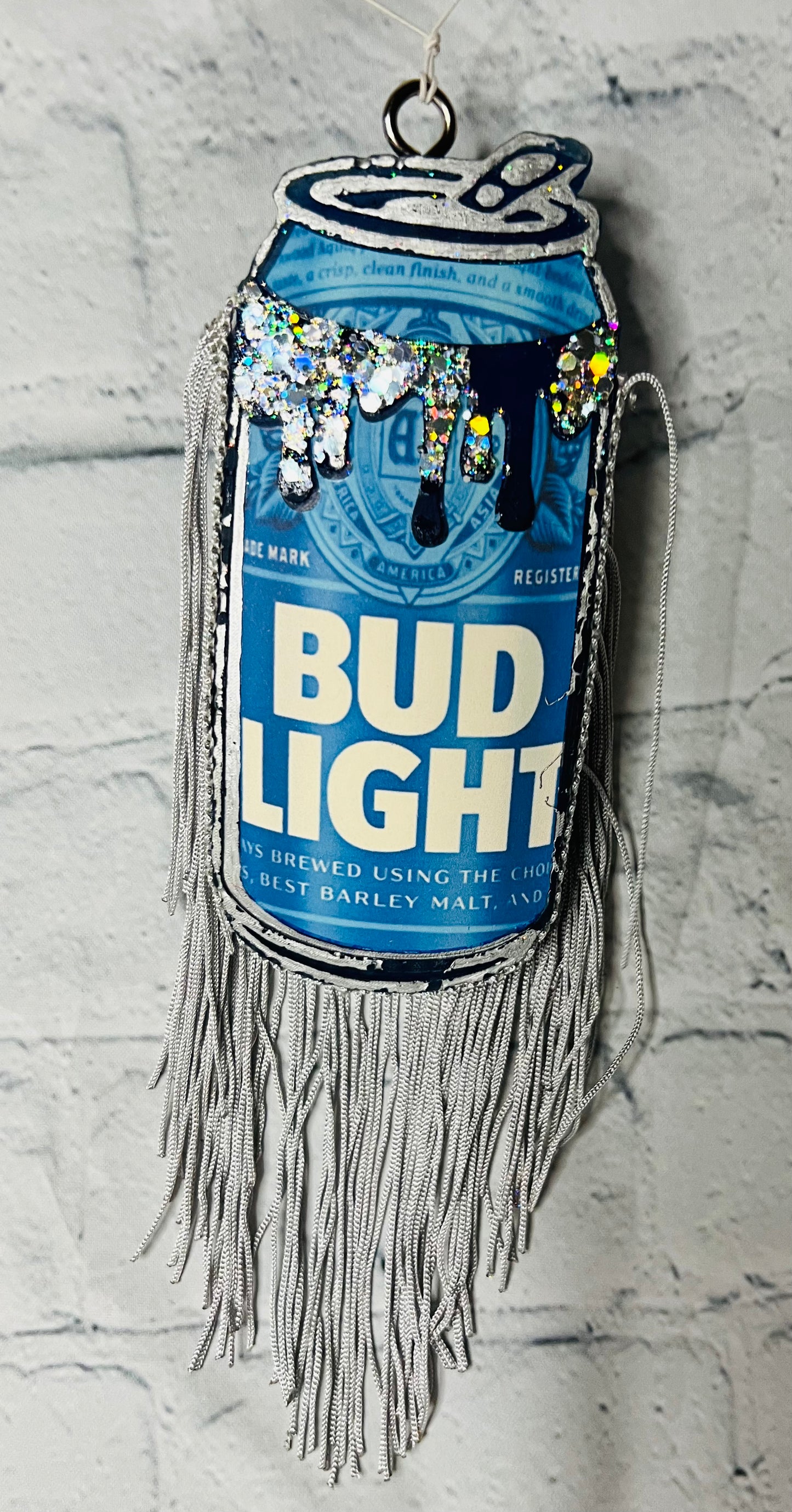 Bud Beer Freshie with Fringe