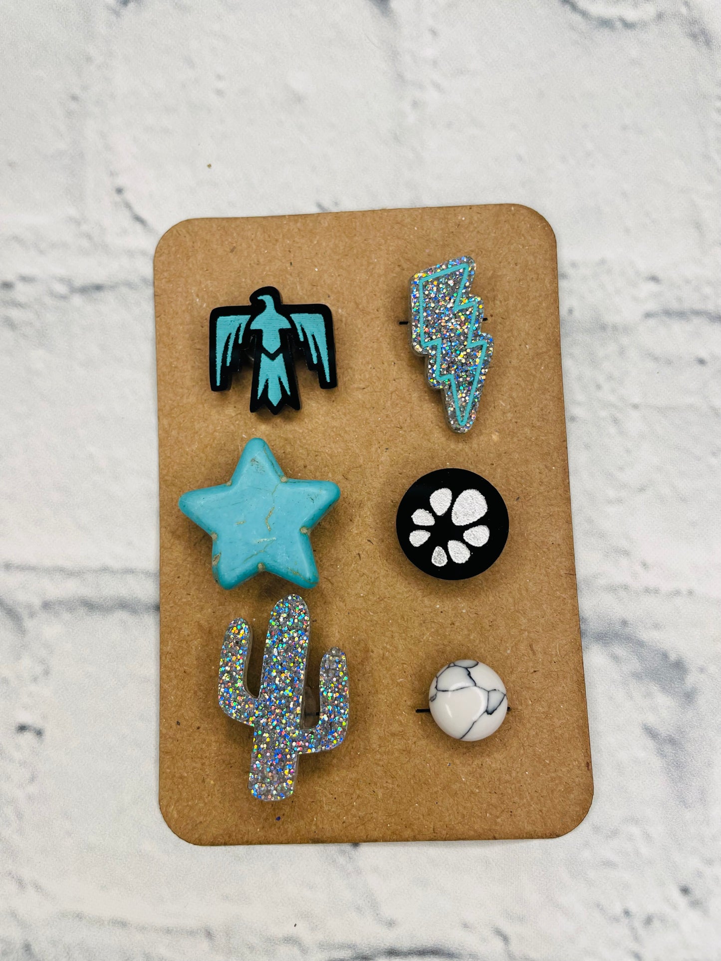Western Sparkle Shoe Charm Pack