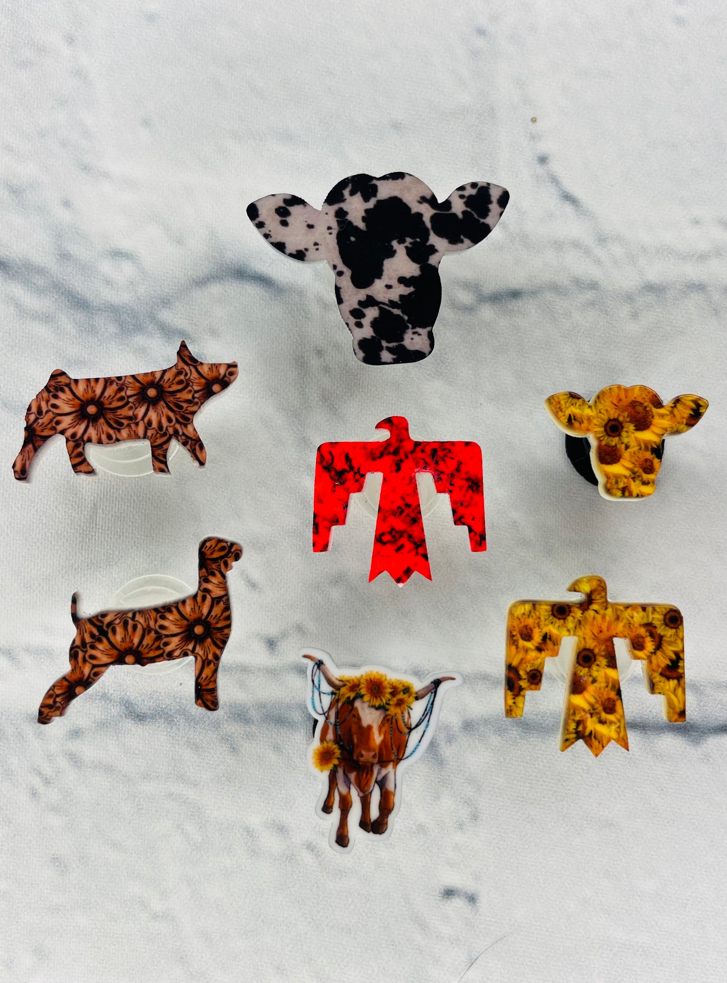 Animal & Thunderbird Shoe Charms