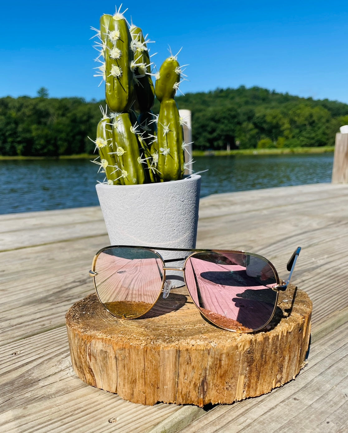 Rose Gold Sunglasses