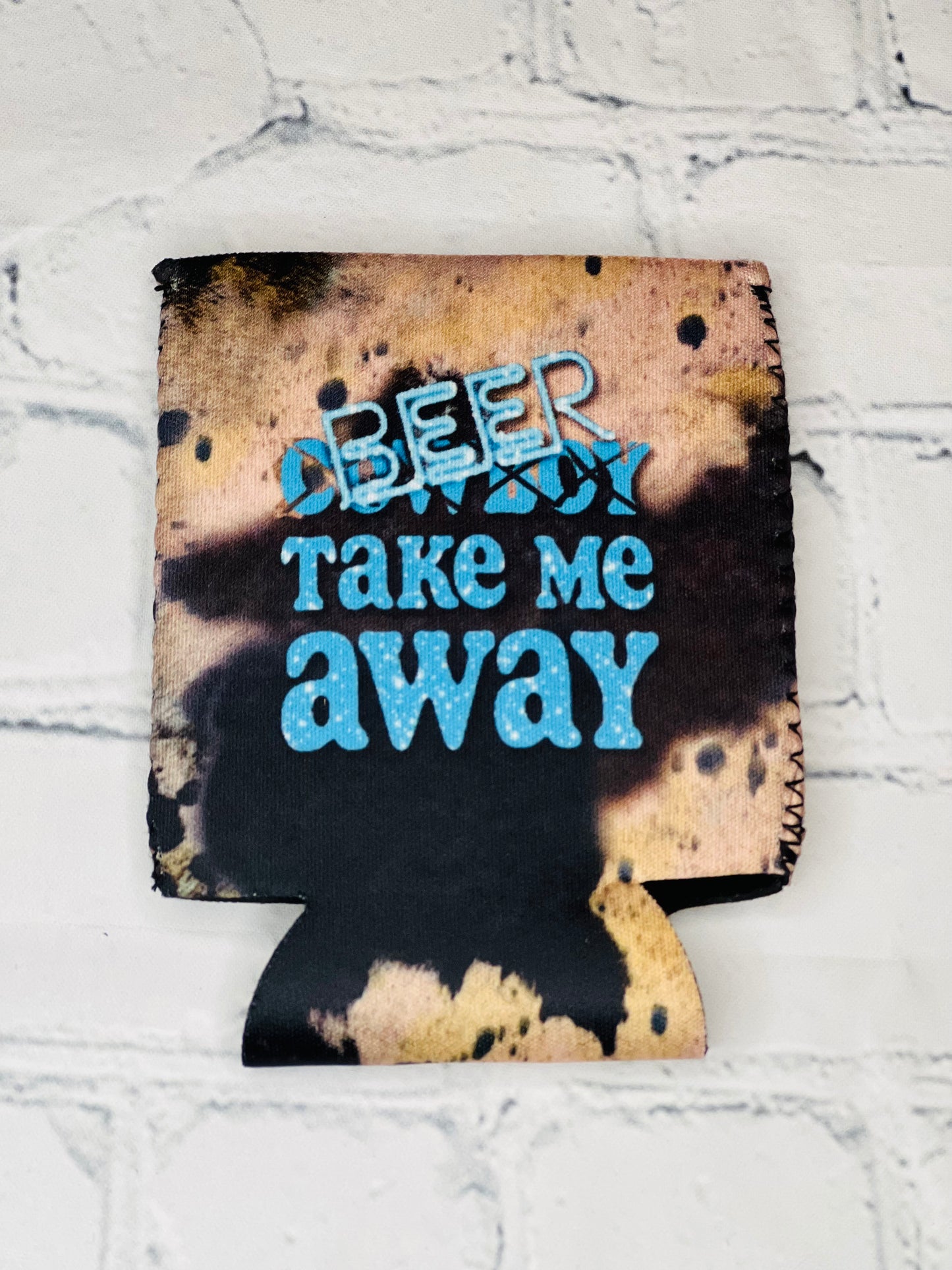 Beer Take Me Away Soft Can Cooler With Pocket