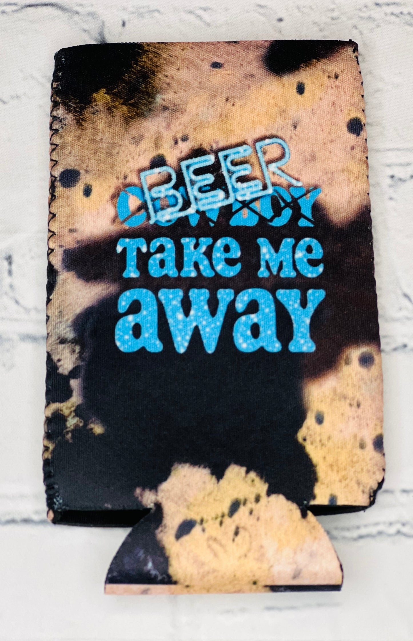 Beer Take Me Away Soft Can Cooler With Pocket