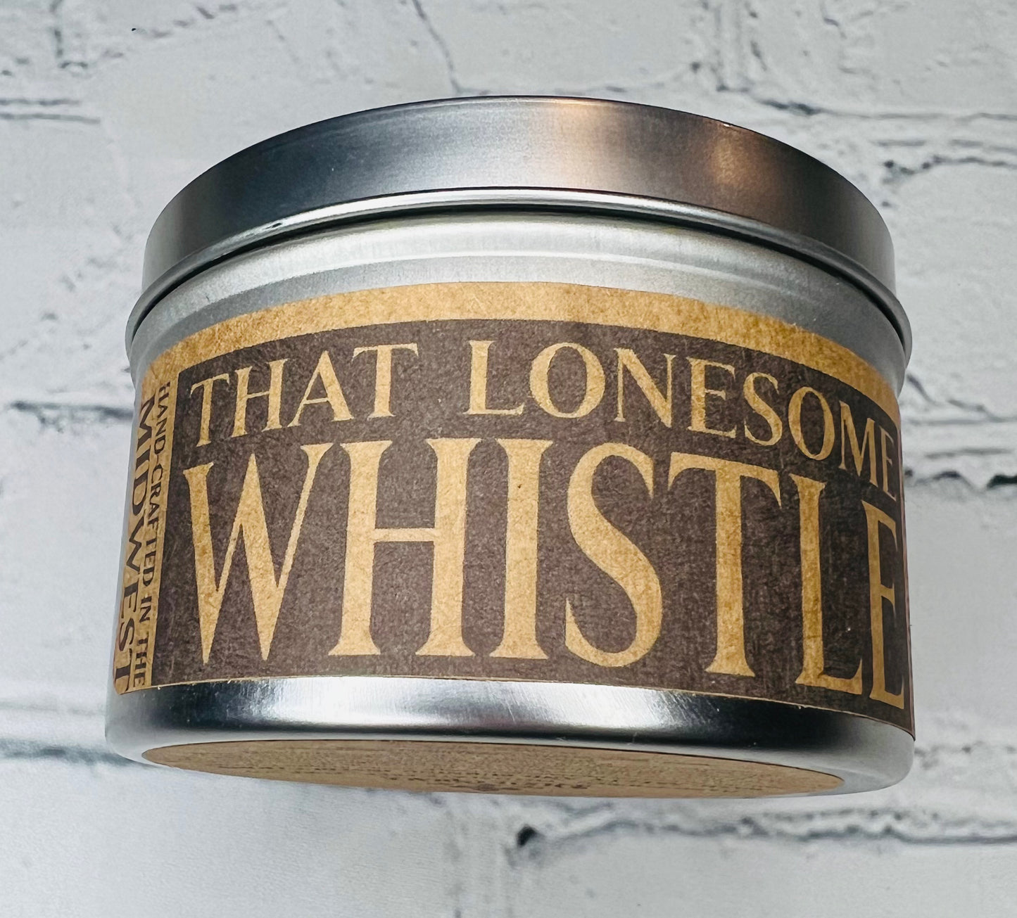 Wooden Wick Candle- That Lonesome Whistle