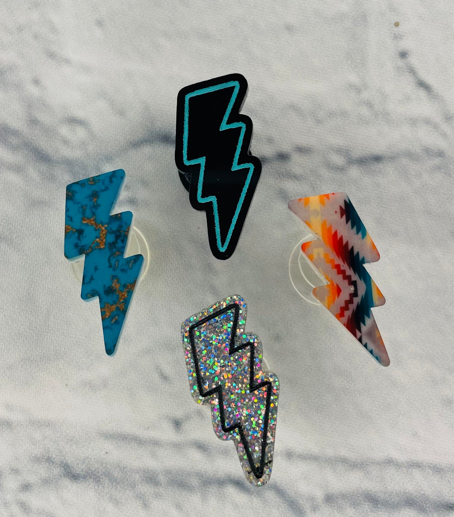 Lightning Bolt Shoe Charms