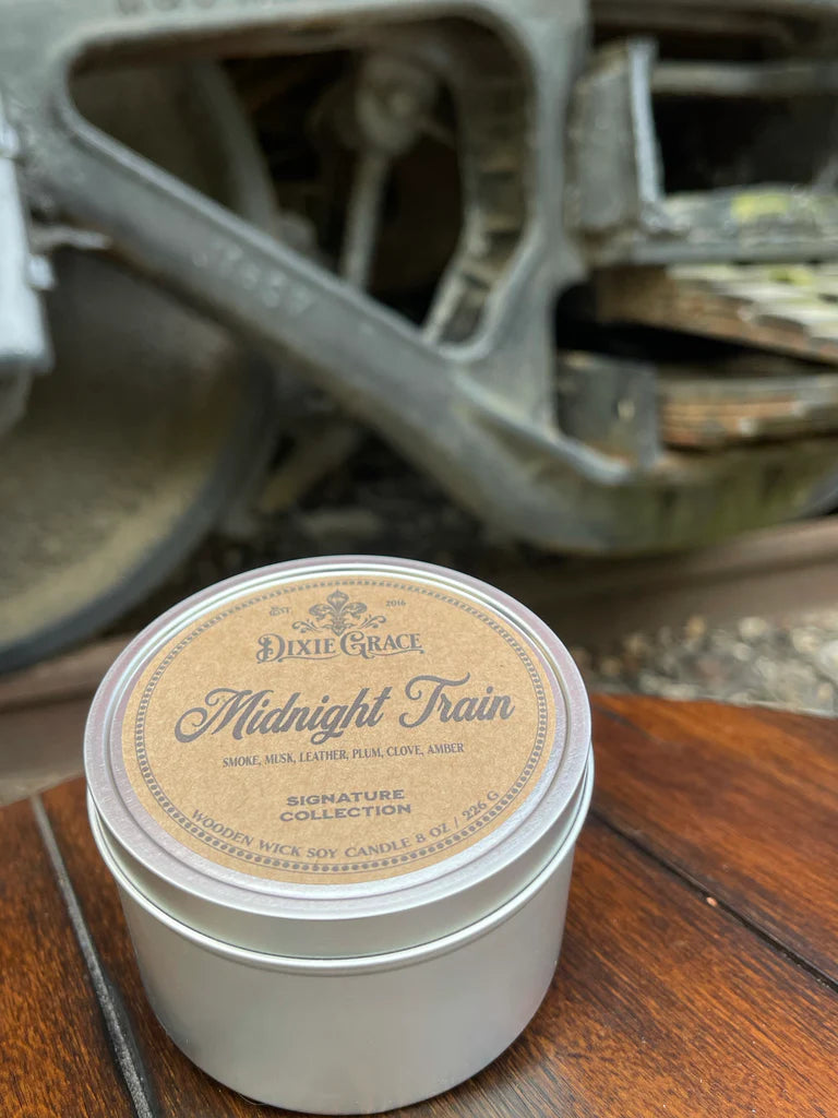 Wooden Wick Candle- Midnight Train *PRE-ORDER*