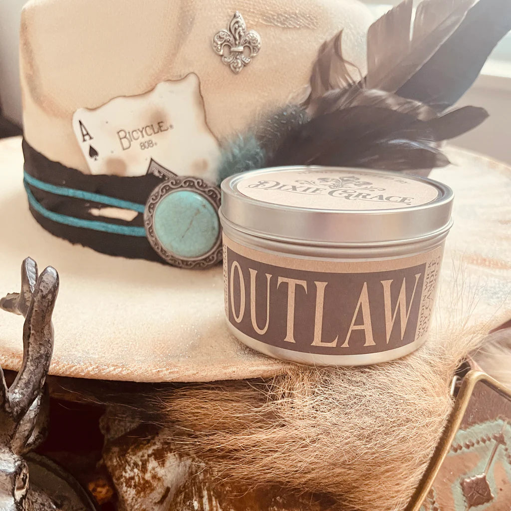 Outlaw Wooden Wick Candle *PRE-ORDER*