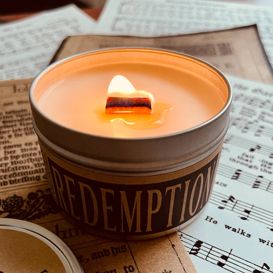 Redemption Wooden Wick Candle *PRE-ORDER*